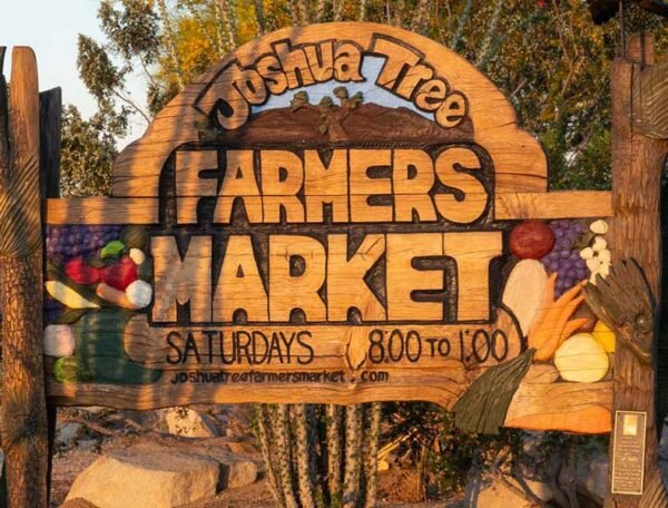 Joshua Tree Farmers Market is a perfect place for Airbnb and short term rental visitors to shop.